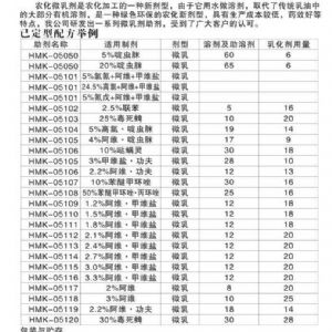 HMK-40微乳劑（ME）專(zhuān)用助劑
